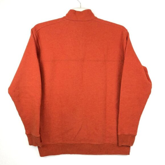 Columbia Orange Quarter Zip Pullover Sweatshirt Size M - Picture 2 of 6